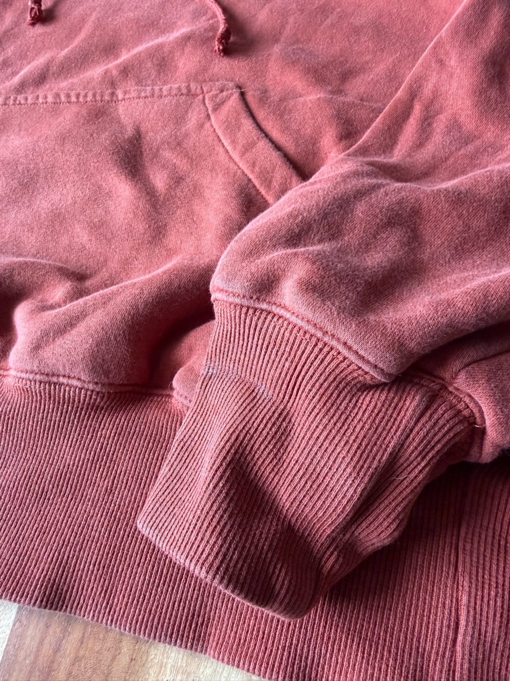 Nike Rust Red Pullover Hoodie - Picture 4 of 7